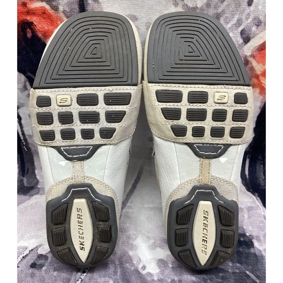 Skechers Relax Step Driving Moccasins Loafers Shoes Mens 8.5 Off White SN-61152 - Picture 5 of 16